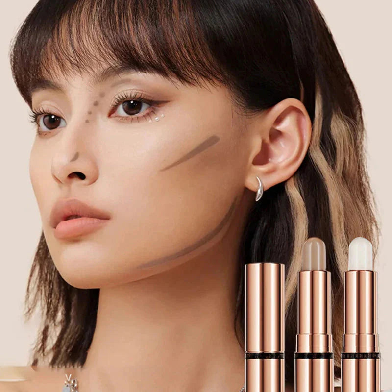 Natural Double-end Highlight Contour Stick "Authentic Korean product"