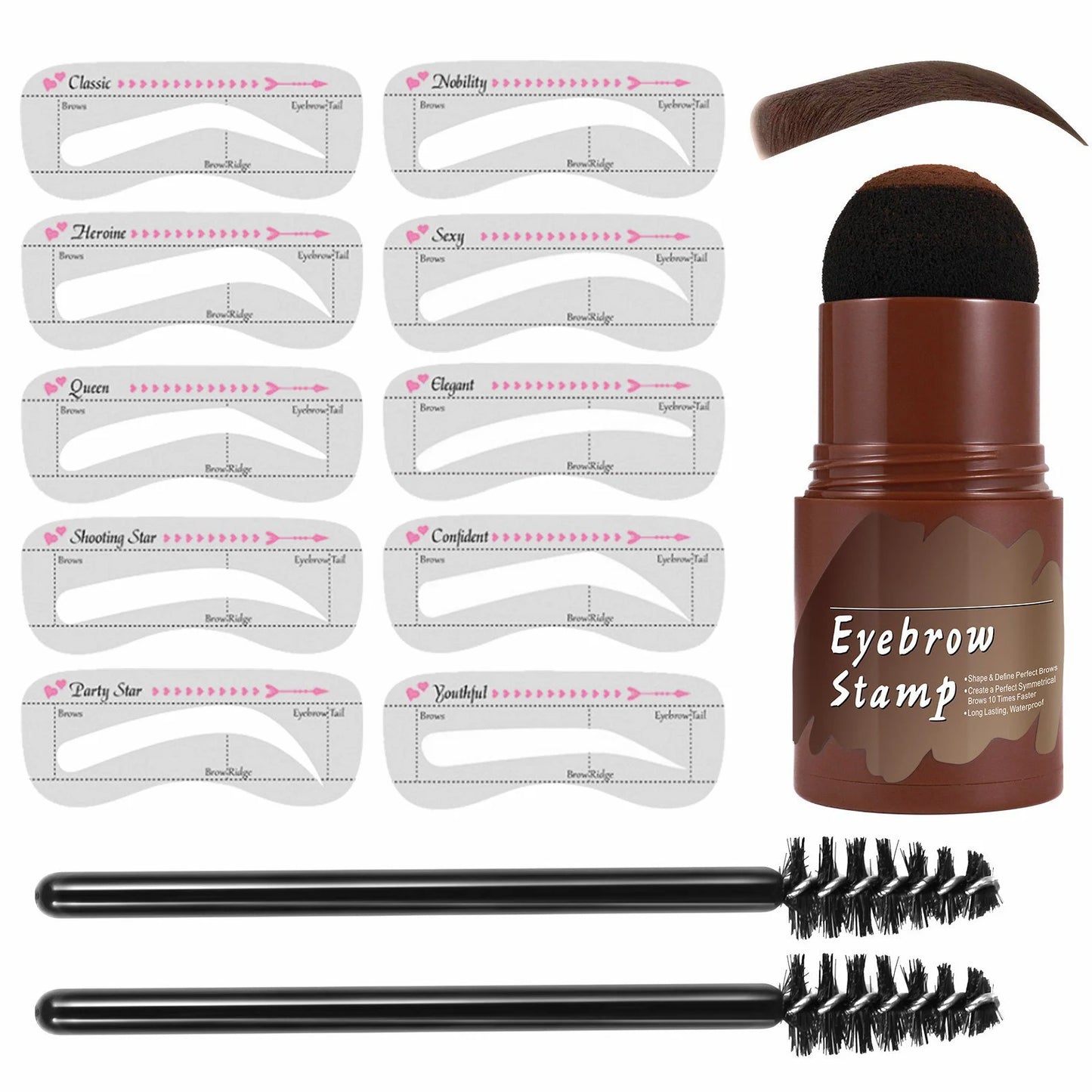 🔥49% OFF-Perfect Brows Stencil & Stamp Kit