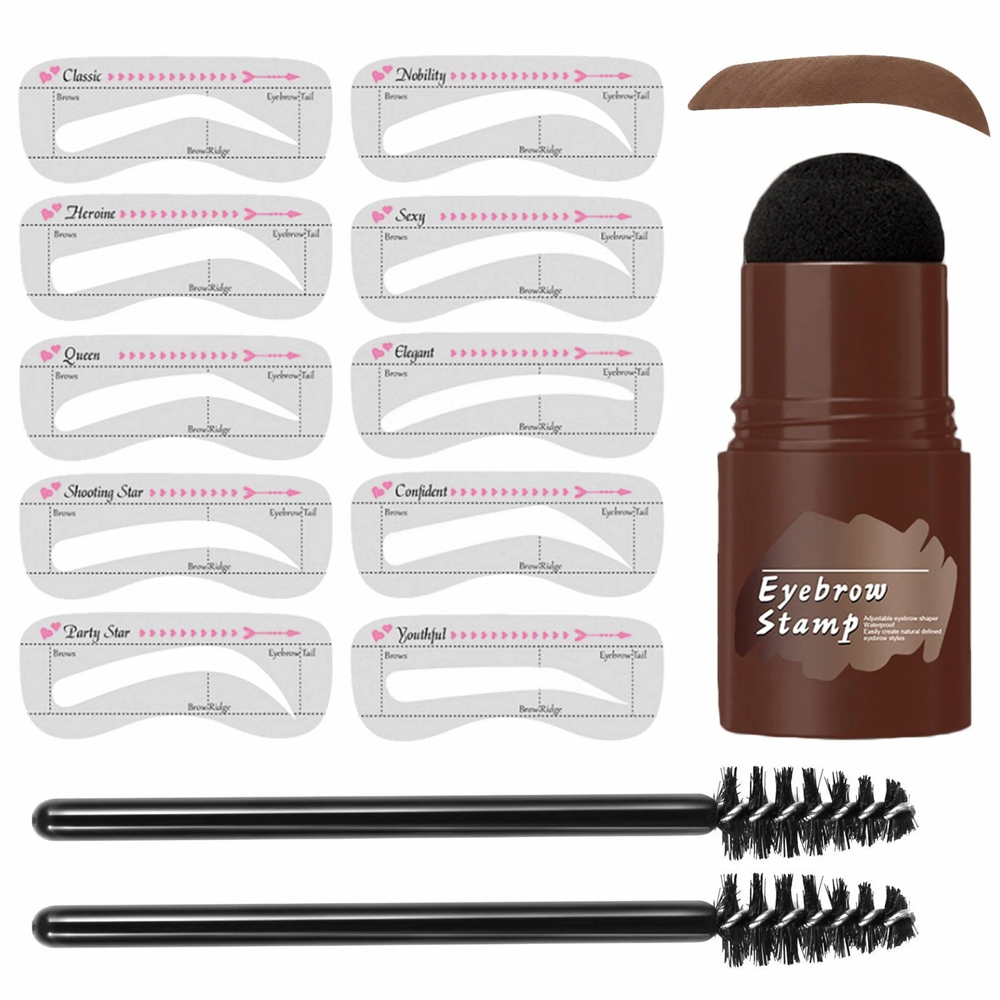 🔥49% OFF-Perfect Brows Stencil & Stamp Kit