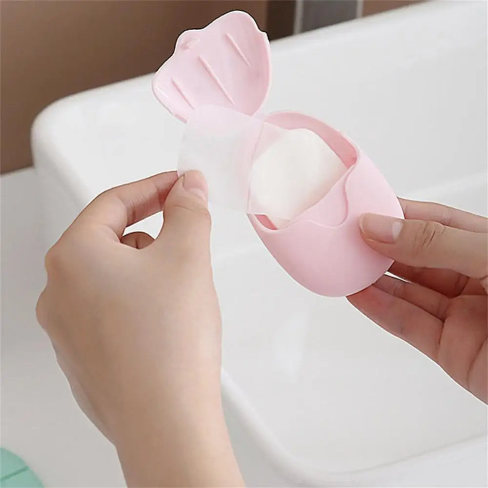 Disposable portable soap tablets