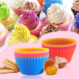 Reusable Silicone Baking Cups ১২ পিচ