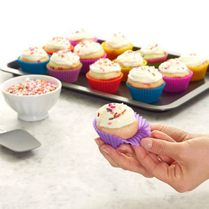 Reusable Silicone Baking Cups ১২ পিচ