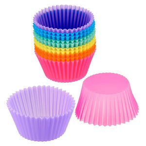 Reusable Silicone Baking Cups ১২ পিচ