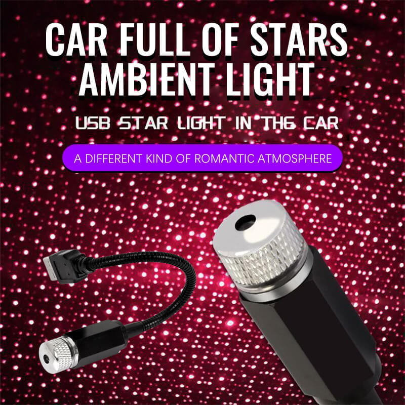 USB LIGHT CAR STAR PROJECTOR✨✨ [ডেলিভারি চার্জ ফ্রি]