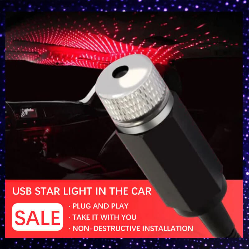 USB LIGHT CAR STAR PROJECTOR✨✨ [ডেলিভারি চার্জ ফ্রি]