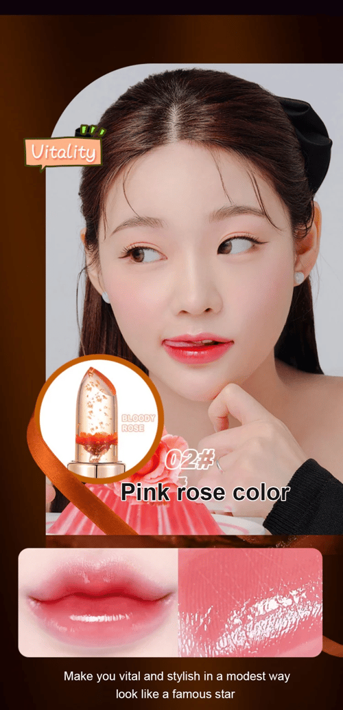 🎁⏳Plant Flowers Colour Changing Lipstick