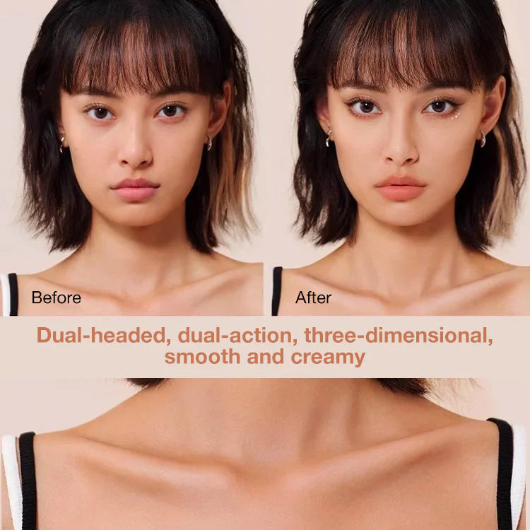 Natural Double-end Highlight Contour Stick "Authentic Korean product"