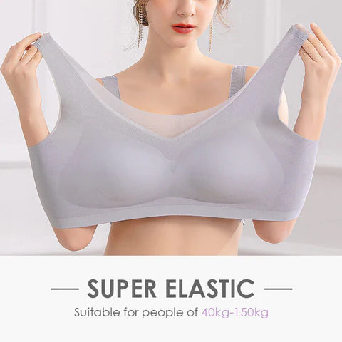 BREATHABLE-THIN ICE SILK SEAMLESS BRA