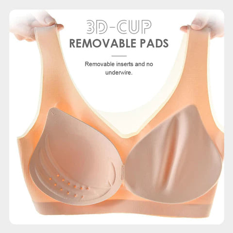 BREATHABLE-THIN ICE SILK SEAMLESS BRA